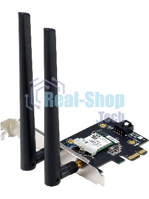 Сетевой адаптер Wi-Fi + Bluetooth Asus PCE-BE6500 BE6500 PCI Express 2ант.