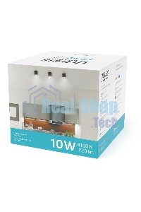 Светильник Gauss Хром/Сатин LED накладной с рассеивателем 10W 4100K 88х75мм 1/30