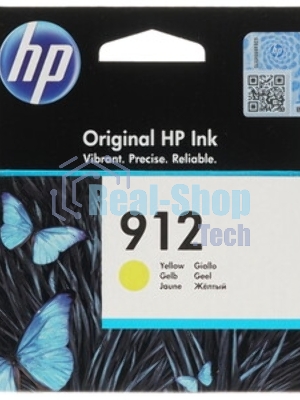Картридж струйный HP 912 3YL79AE желтый (315стр.) для HP DJ IA OfficeJet 801x/802x