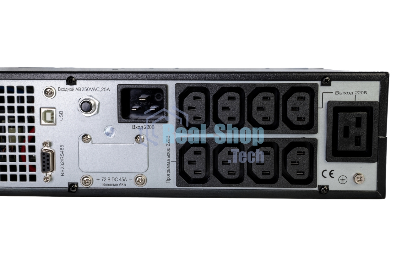 Источник бесперебойного питания Systeme Electric Smart-Save Online SRT/3000 ВА/3000 Вт/8xIEC C13 + 1х IEC 320 С19