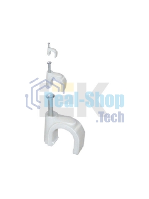 Скоба креп. круглая R7 (уп.100шт) IEK USK11-07-100