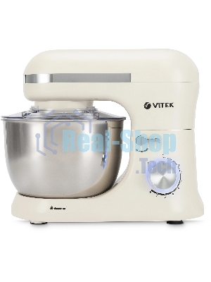 Миксер Vitek VT-PM0110 кремовый, стационарный, 1500 Вт, 4.5 л, 8 скоростей