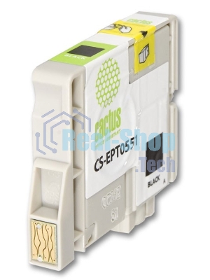 Картридж струйный Cactus CS-EPT0551 черный (10 мл) для Epson Stylus RX520/Stylus Photo R240