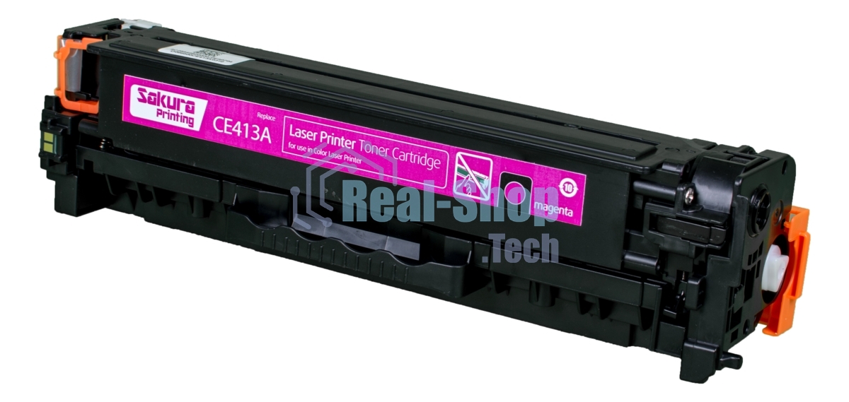 Картридж лазерный Sakura CE413A для HP Laserjet Pro 400 Color M451DN/M451DW/451NW/MFP M475DW/M475DN, Laserjet 300 color MFP M375NW, пурпурный, 2600 к.