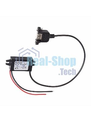 Адаптер Rexant DC 12 V-гнездо USB-A 5 V 3 A