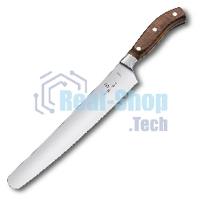 Нож кухонный Victorinox Grand Maitre (7.7430.26G) кованый универсальный для хлеба лезв.260мм серрейт. заточка коричневый