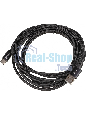 Кабель USB (m)-USB Type-C (m) 3м черный