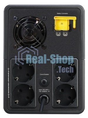 Источник бесперебойного питания APC Easy-UPS BVX2200LI-GR 1200Вт 2200ВА черный
