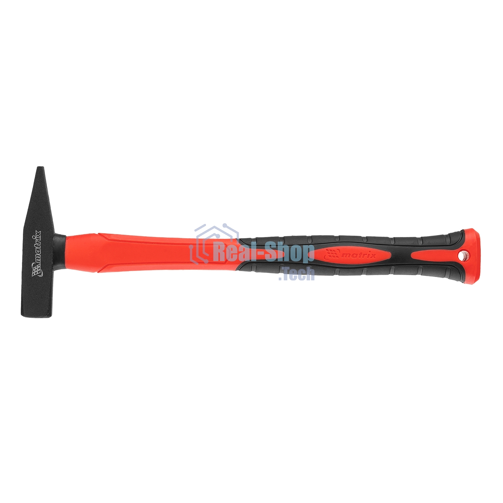Молоток слесарный Matrix optimal 200г фибергласовая обрезиненная рукоятка квадратный боек