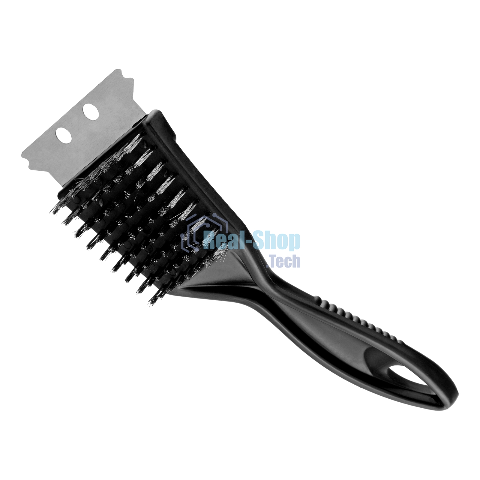 Щетка для чистки гриля 20 см, 2 в 1 (щетка, скребок), Camping Palisad