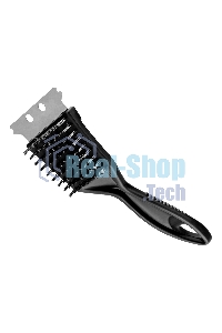 Щетка для чистки гриля 20 см, 2 в 1 (щетка, скребок), Camping Palisad