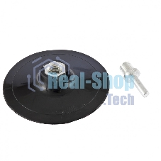 Насадка для дрели и УШМ Matrix с липучкой, 125 мм, усиленная из TPU