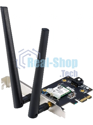 Сетевой адаптер Wi-Fi + Bluetooth Asus PCE-BE6500 BE6500 PCI Express 2ант.