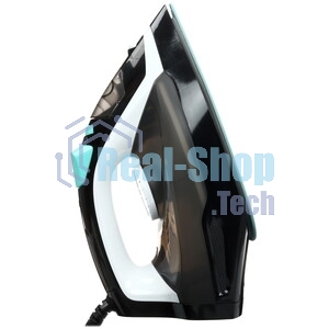 Утюг Centek CT-2314 черный/бирюзовый, 2800 Вт, 50 г/мин, 190 г/мин, 370 мл