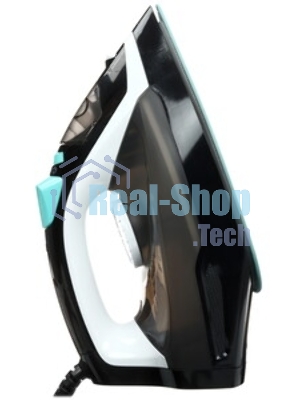 Утюг Centek CT-2314 черный/бирюзовый, 2800 Вт, 50 г/мин, 190 г/мин, 370 мл