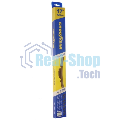 Бескаркасная щетка GOODYEAR GY000437 PREMIUM 17''/43см