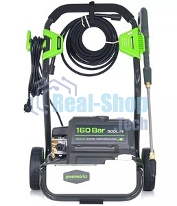 Мойка высокого давления GreenWorks GPWG8II 160 bar электрическая (5106807)