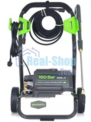 Мойка высокого давления GreenWorks GPWG8II 160 bar электрическая (5106807)