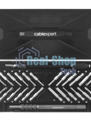 Отвертка с набором бит Cablexpert TK-SD-11R (50 предметов)