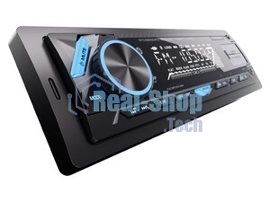 Автомагнитола AURA FIREBALL-302BT, 1 DIN, Bluetooth, USB Type-A, AUX