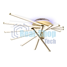 Потолочный светодиодный светильник Ambrella light FL6244 GD золото 125W 3000K-6400K+RGB 900*750*230 (ПДУ ИК)