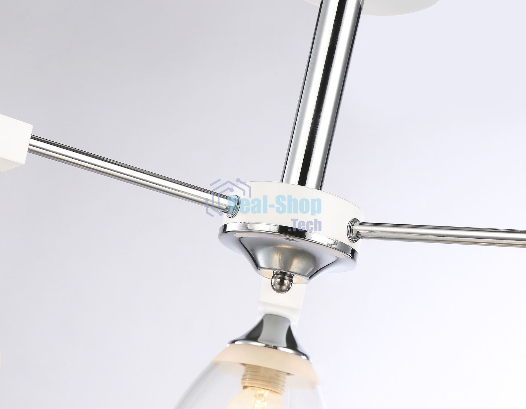 Светильник Ambrella light TR9091/3 WH/CH белый/хром E27*3 max 40W D570*270