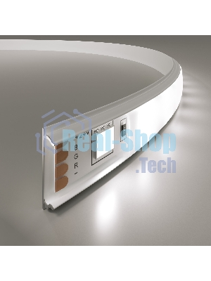 Гибкий алюминиевый профиль белый/белый для LED ленты (под ленту до 10mm) LL-2-ALP012