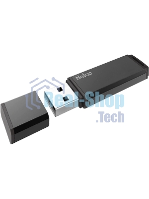 Флешка USB Netac U351 (NT03U351N-064G-32BK), 64Gb, USB 3.0, R/W 110/45, черный