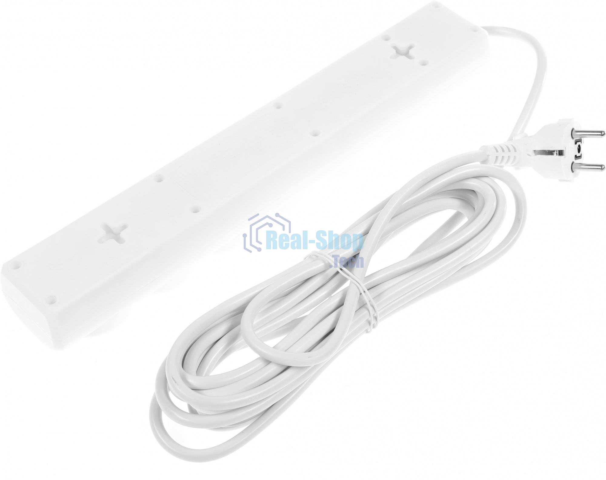 Сетевой фильтр Defender DFS 155 5.0 m, 6 розеток, белый