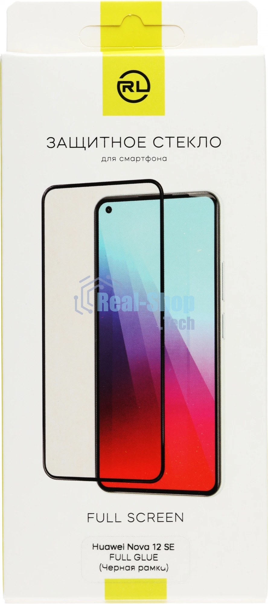 Защитное стекло для экрана Redline черный для Huawei Nova 12 SE 2.5D 1шт. (УТ000039115)