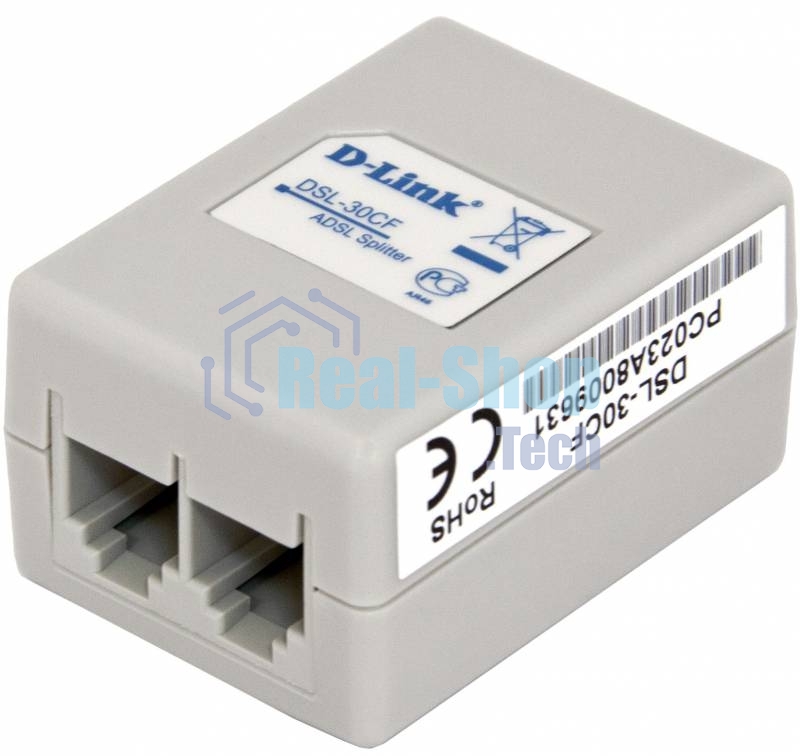 Сплиттер xDSL D-Link DSL-30CF/RS RJ-11 ADSL Annex A
