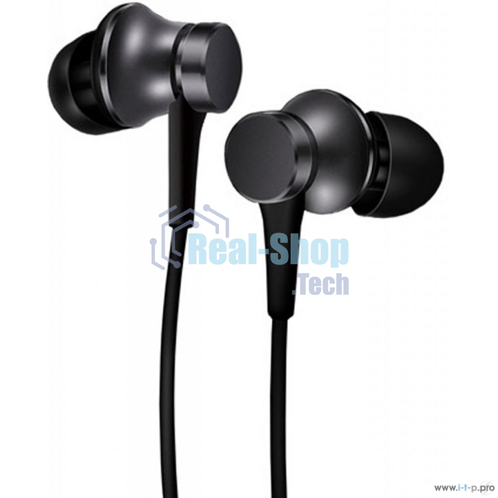 Проводные наушники Xiaomi Mi In-Ear Headphones Basic черный, внутриканальные, Jack 3.5 мм