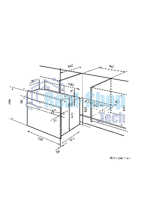 Духовой шкаф Электрический LEX EDM 6070С BL черный, встраиваемый