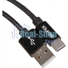 Кабель USB (m)-USB Type-C (m) 3м черный