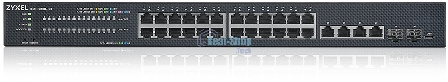 Коммутатор Zyxel NebulaFlex XMG1930-30-ZZ0101F 4x10G управляемый