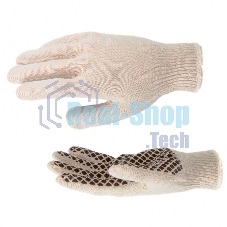 Перчатки трикотажные Сибртех рисунок ПВХ гель 