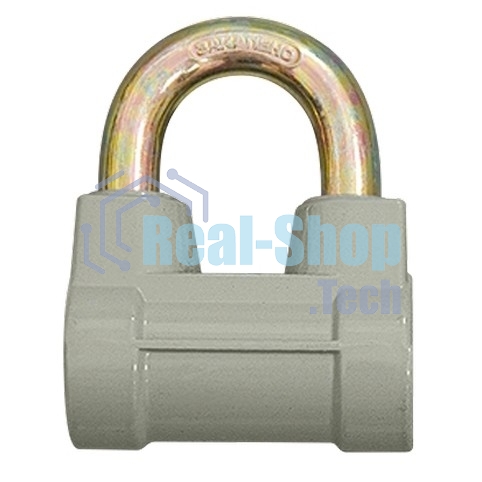 Замок навесной Сибртех, ширина 60 мм, чугун, дужка d-10 мм, финский, 3 ключа, ЗН2-4