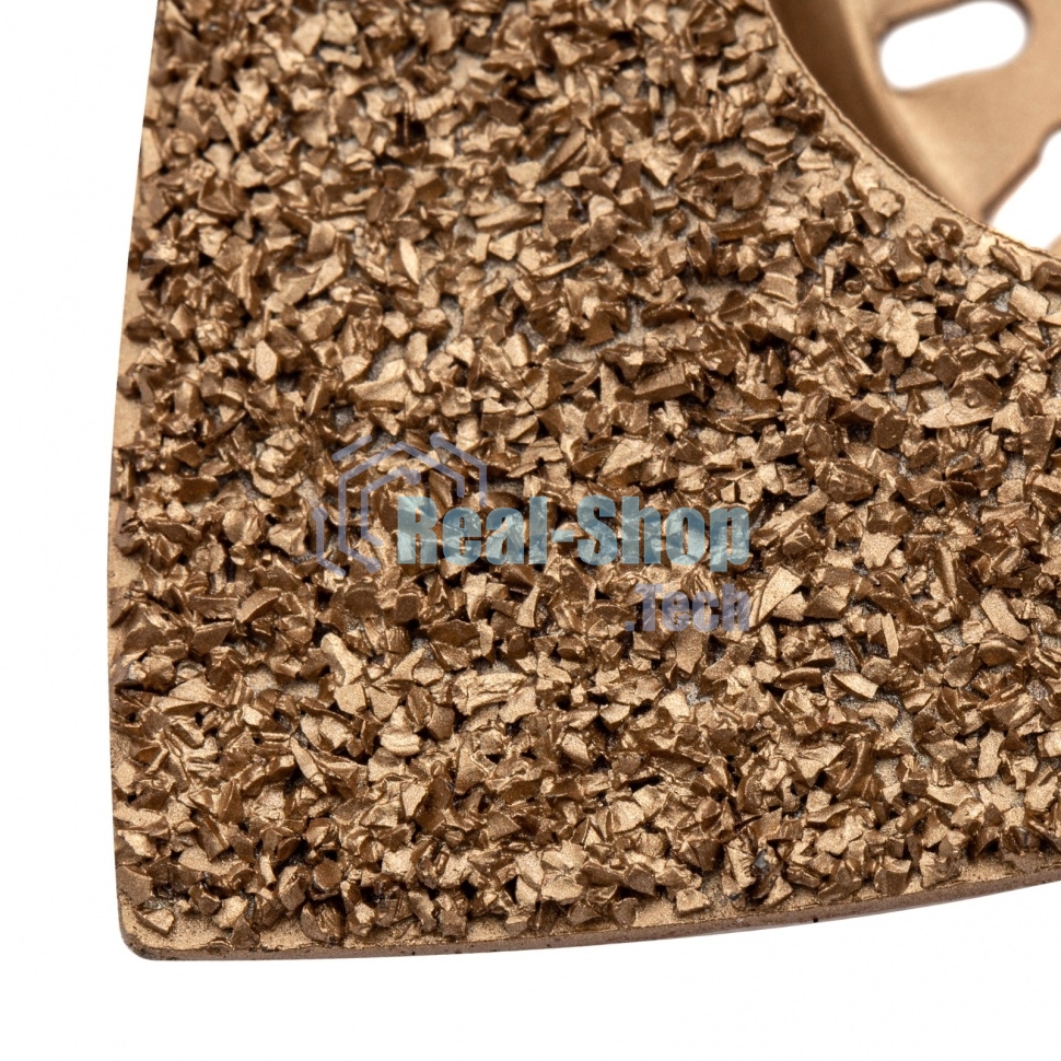 Насадка для МФИ Denzel шлифовальная дельтовидная, HM, по плитке и дереву, 78 мм