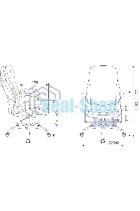 Кресло руководителя Бюрократ T-9950SL Fabric светло-коричневый Velvet 90, крестовина металл хром