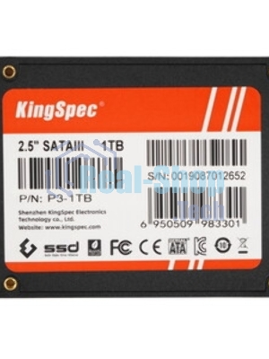 Накопитель SSD KingSpec P3-1Tb, 1Tb, SATA, 2.5