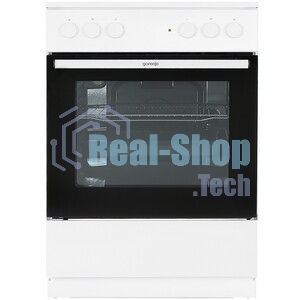 Плита электрическая Gorenje GEC6A11WG белый, конфорок 4 шт, духовка 65 л, 60 см x 85 см x 60 см