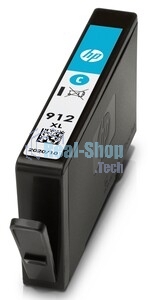 Картридж струйный HP 912 3YL81AE голубой (825стр.) для HP OfficeJet 801x/802x