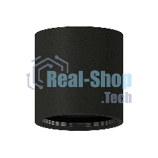 Корпус светильника накладной для насадок D70mm C7532 SBK черный песок D80*H80mm MR16 GU5.3