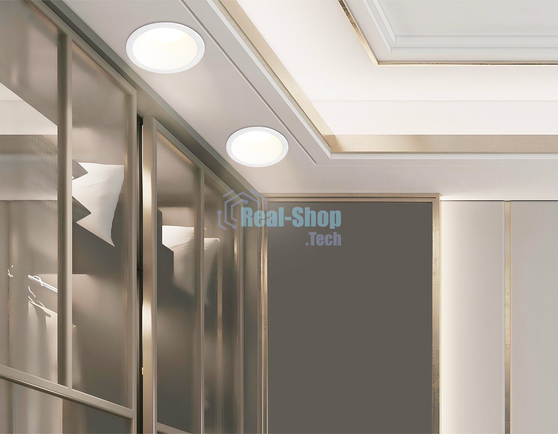 Встраиваемый точечный светильник Ambrella light TN102805 WH белый GU5.3 D81*50