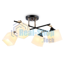Светильник Ambrella light TR303084/4 BK/FGD/FR черный/золото/белый матовый E27/4 max 40W 580*580*250