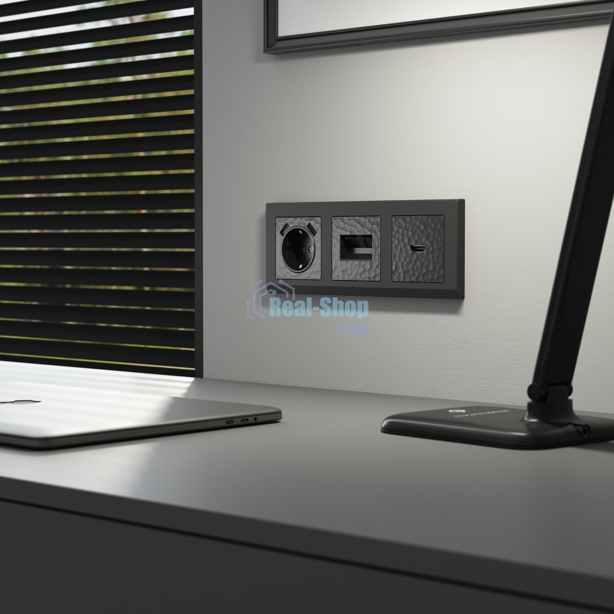 Накладка для розетки HDMI (черный)