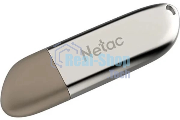 Флешка USB Netac U352 (NT03U352N-008G-20PN), 8Gb, USB 2.0, R/W 50/15, серебристый