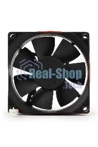 Вентилятор для корпуса Gembird FANPS черный, 80 мм, 2600 об/мин, 27 дБ, 2 pin