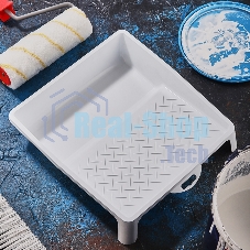 Кюветка (ванночка) малярная Rexant 27х29 см, белая