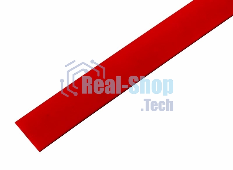 Термоусаживаемая трубка Rexant 22,0/11,0 мм, красная, упаковка 10 шт. по 1 м